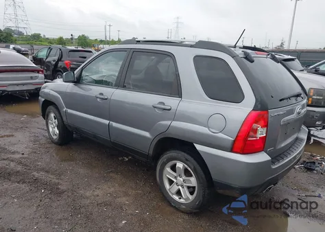 2009 Kia Sportage Ex V6 from USA, damaged, VIN KNDJE723897633307